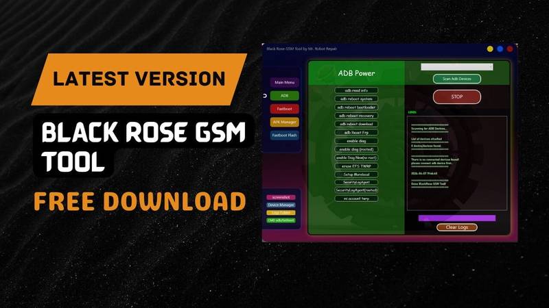 Black rose gsm tool by mr. Robot repair latest version free download Black rose gsm tool by mr. Robot repair latest version free download