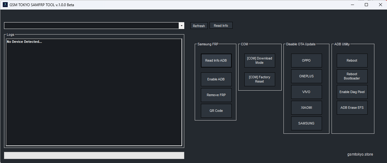 Gsm tokyo samfrp tool