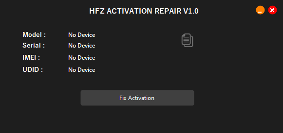 Hfz activation repair tool