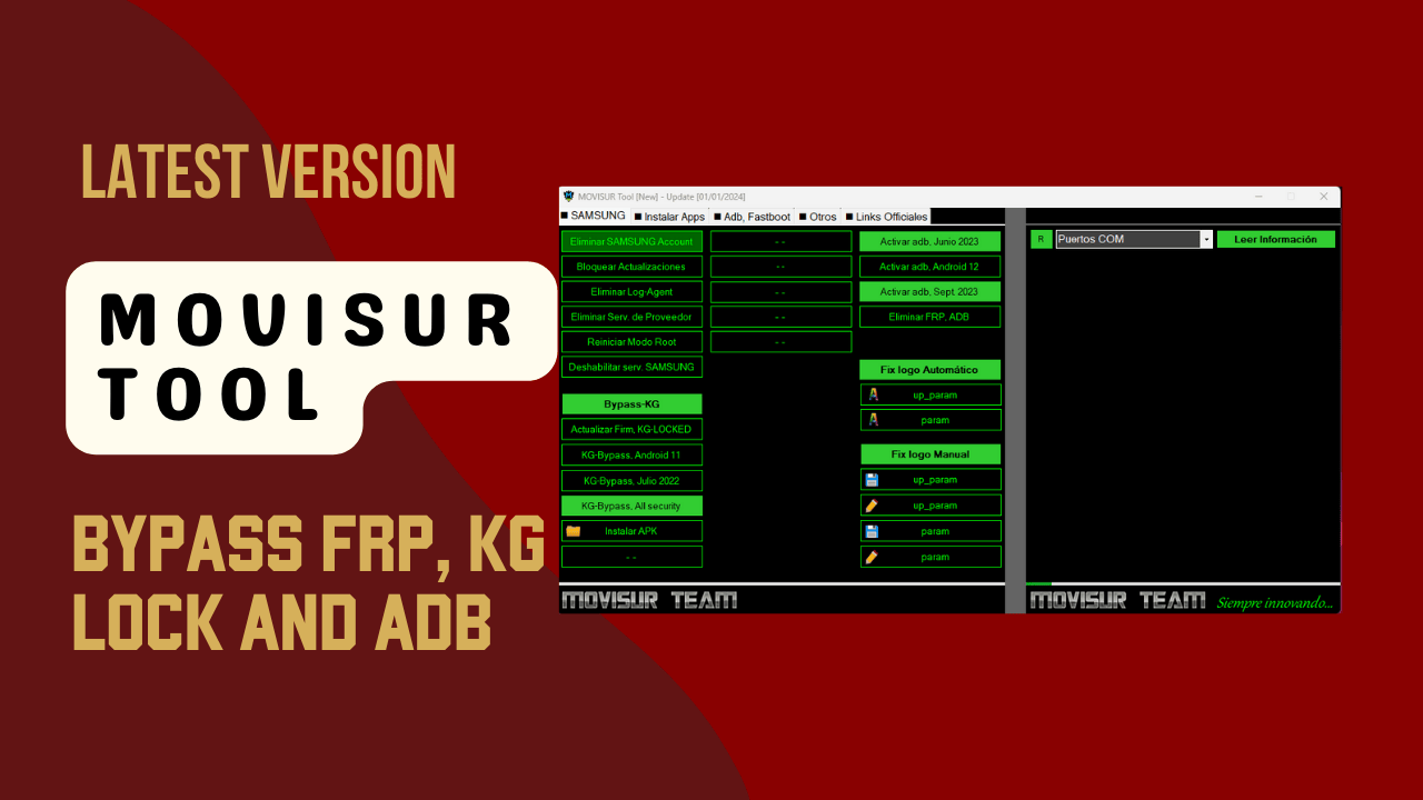 Samsung movisur tool bypass frp, kg lock and adb Samsung movisur tool bypass frp, kg lock and adb