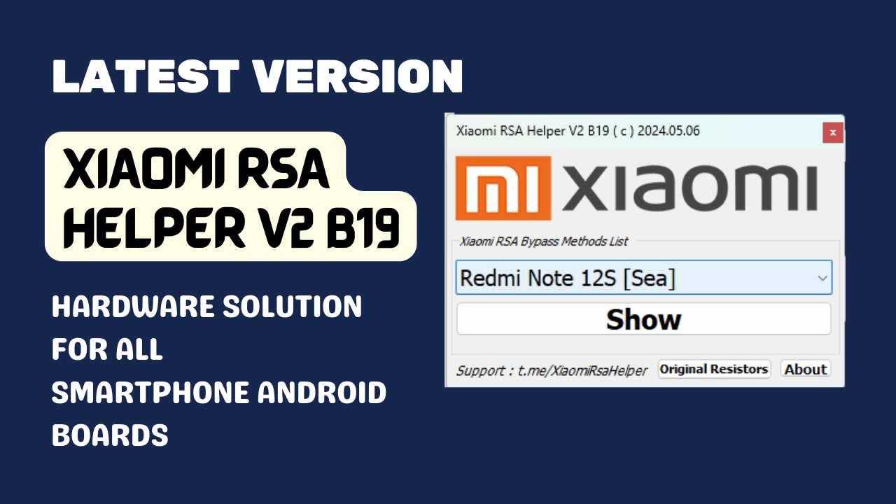 Xiaomi rsa helper v2 b19 Xiaomi rsa helper v2 b19
