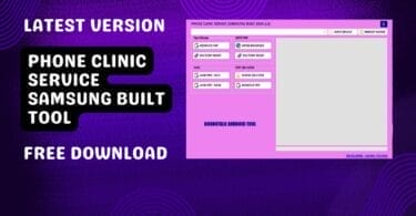Phone clinic service samsung built tool