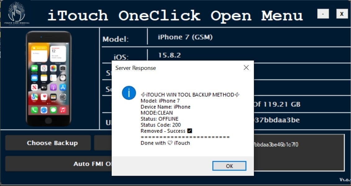 Itouch openmenu auto windows tool