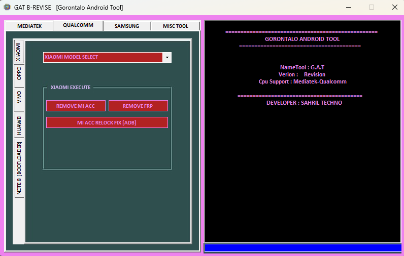 Gat b-revise tool