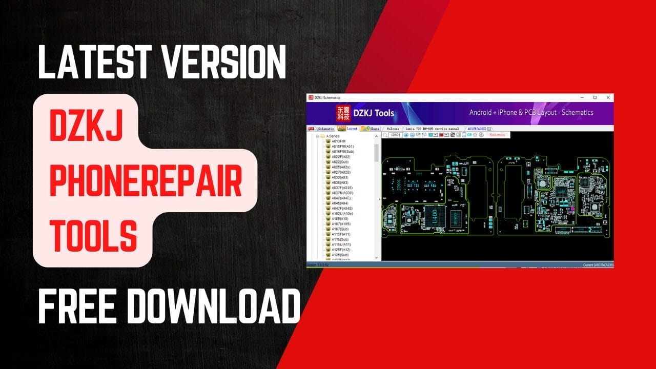 Dzkj phonerepair tools schematics & pcb layout for free download