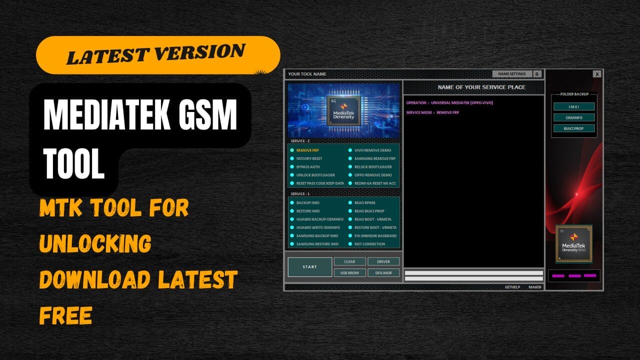 Mediatek gsm tool | mtk tool for unlocking download latest free