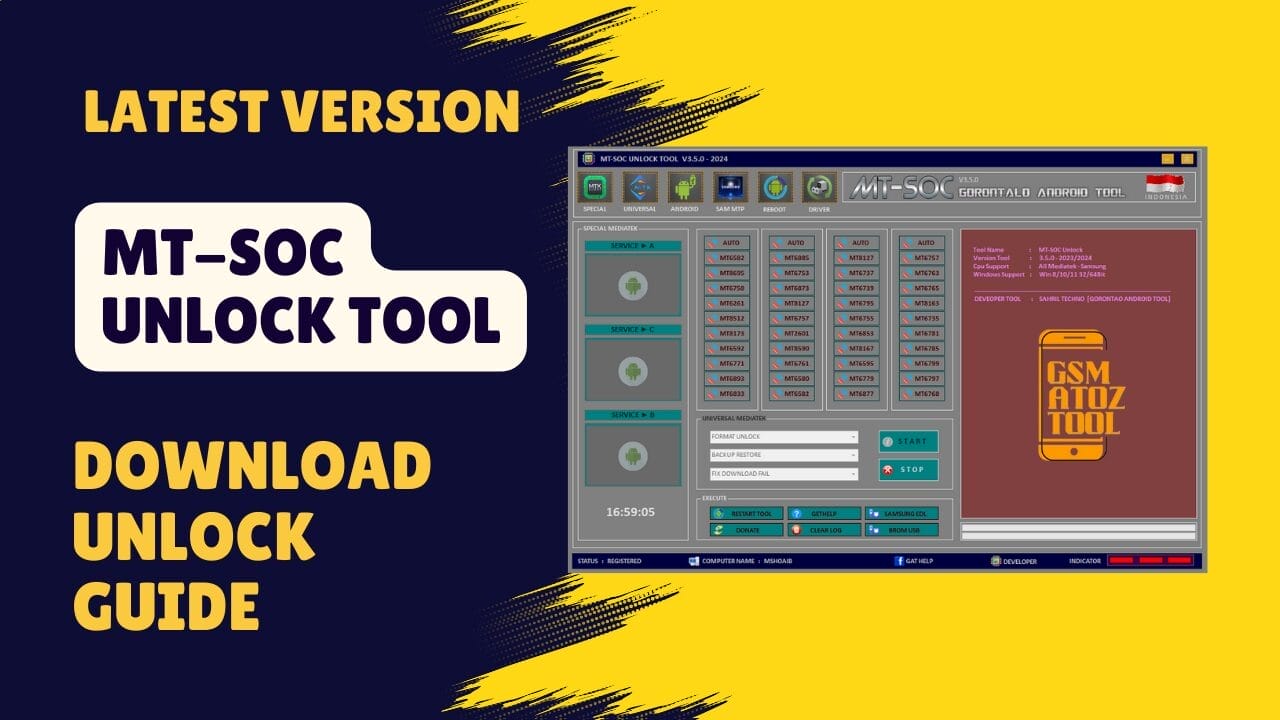 Mt-soc unlock tool v3. 5. 0 download & unlock guide