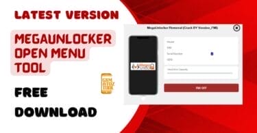 Megaunlocker open menu tool