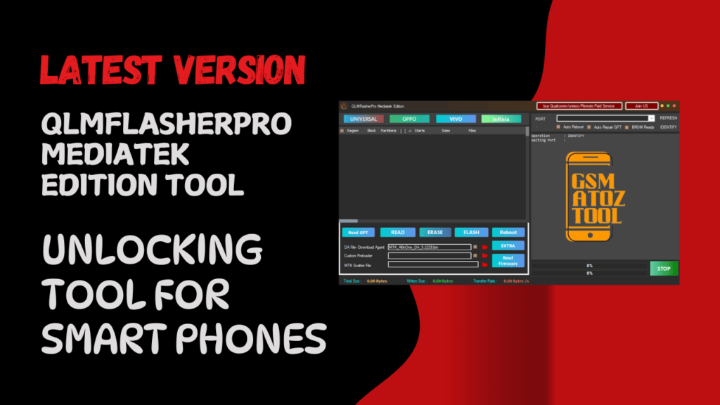 Qlmflasherpro mediatek edition tool