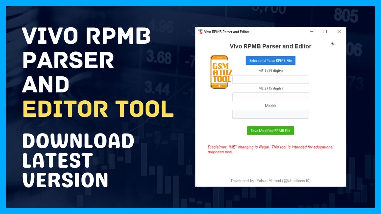 Vivo rpmb parser and editor tool download latest version Vivo rpmb parser and editor tool