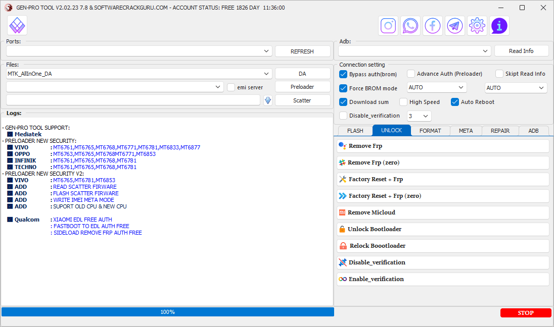 Using-genpro-tool-to-remove-frp-lock-on-xiaomi-device