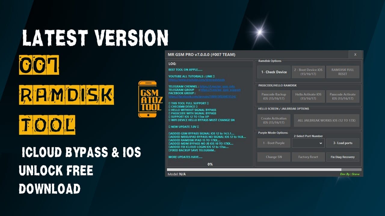 007 ramdisk tool for icloud bypass & ios unlock free download 007 ramdisk tool for icloud bypass & ios unlock free download