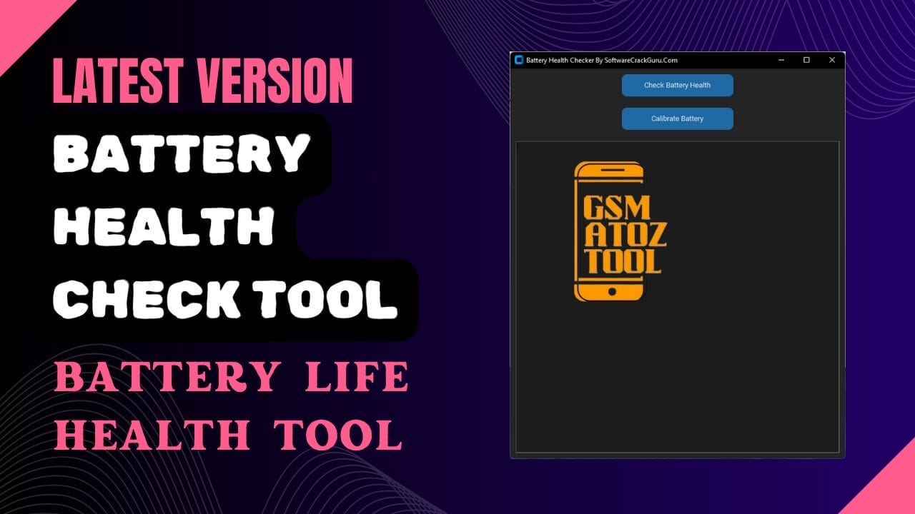 Battery health check tool Battery health check tool