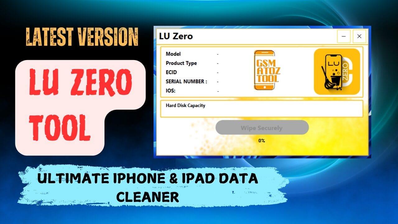 Lu zero tool ultimate iphone & ipad data cleaner Lu zero tool ultimate iphone & ipad data cleaner