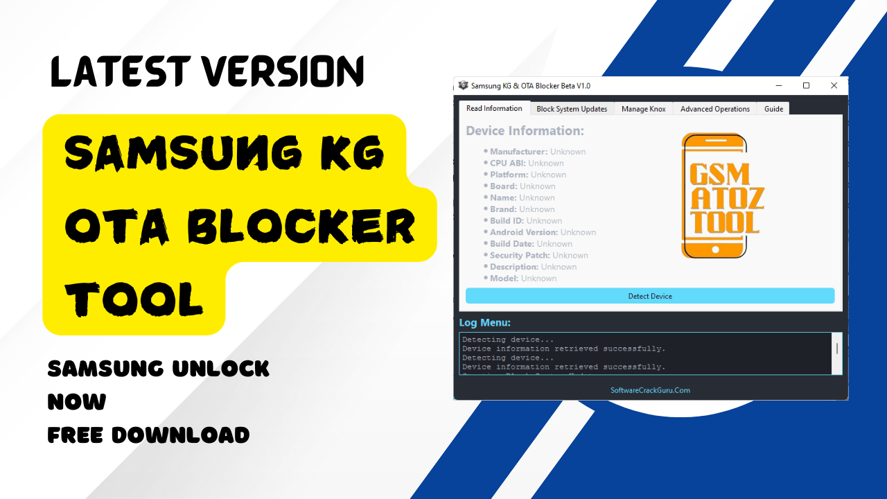 Samsung kg & ota blocker tool v1. 0 latest version free download Samsung kg & ota blocker tool v1. 0 latest version free download