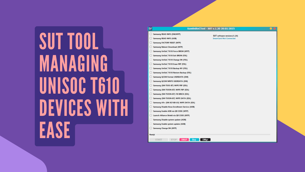 Sut tool managing unisoc t610 devices with ease free download