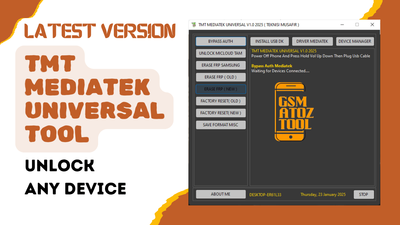 Tmt mediatek universal tool mediatek unlock any device