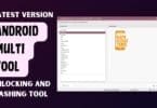 Android multi tool amt tool interface for unlocking flashing frp reset and mobile repair.