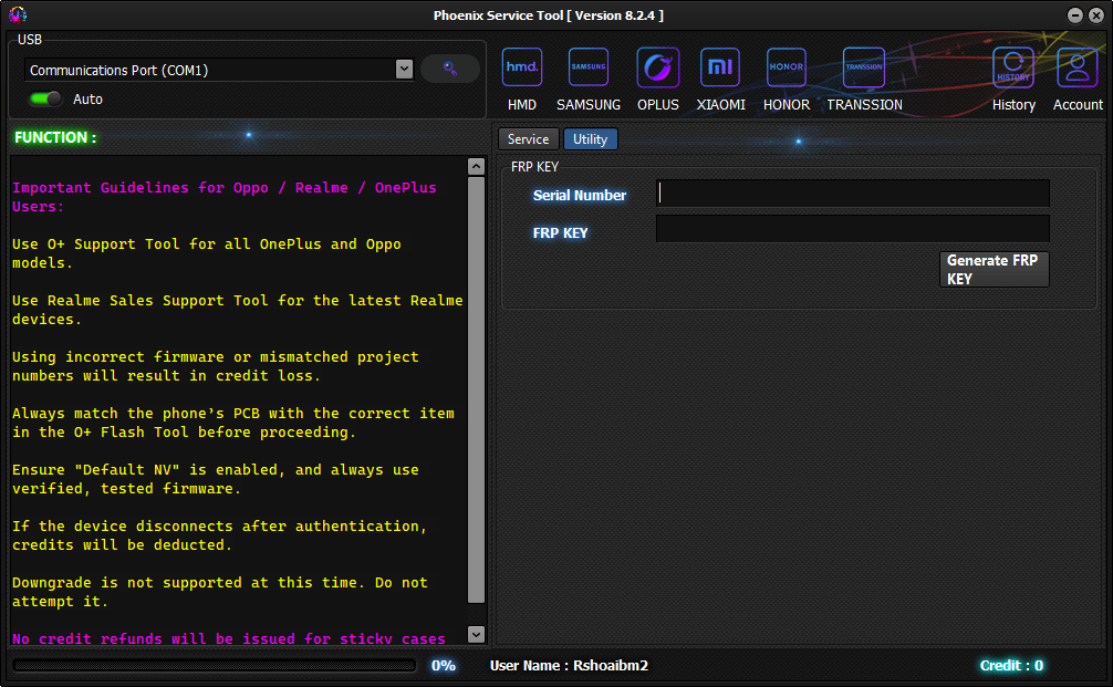 Phoenix service tool v8. 2. 4 erase user data and reset frp on samsung 14 Phoenix service tool frp key generator panel