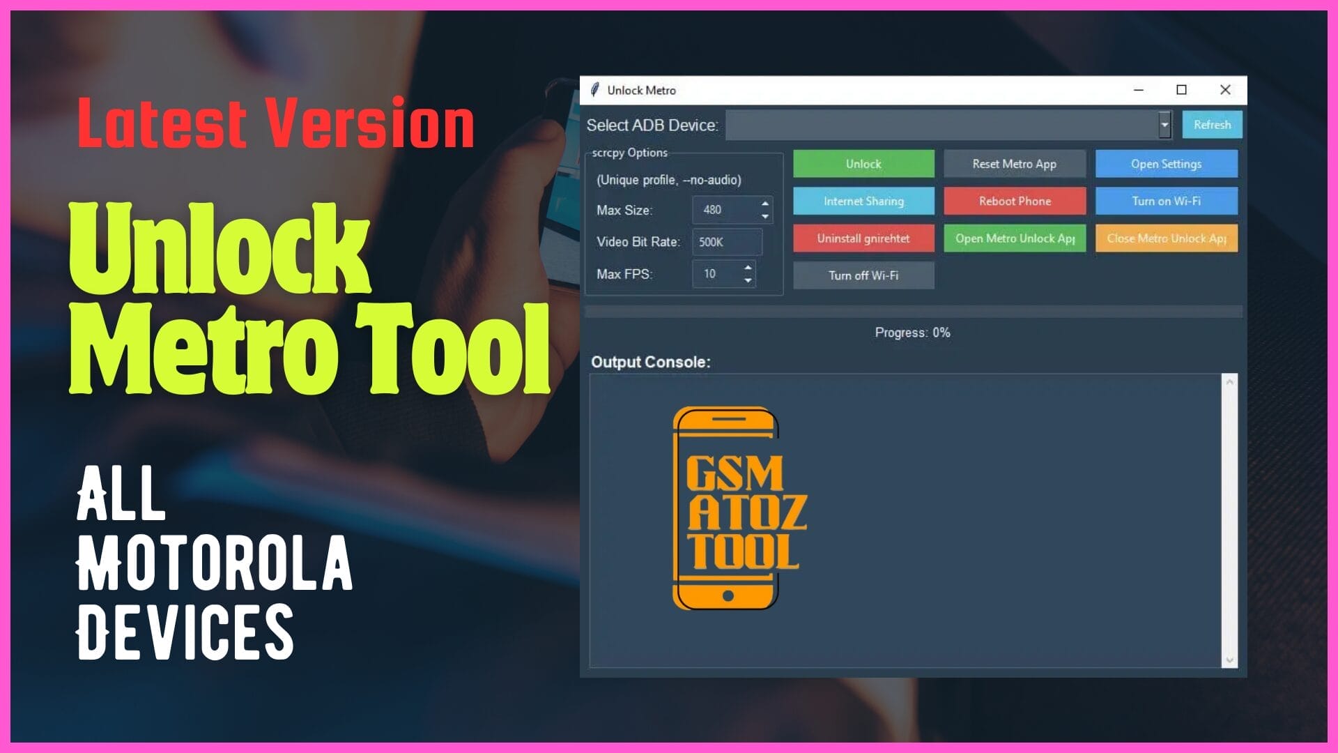 Unlock metro tool for all motorola devices