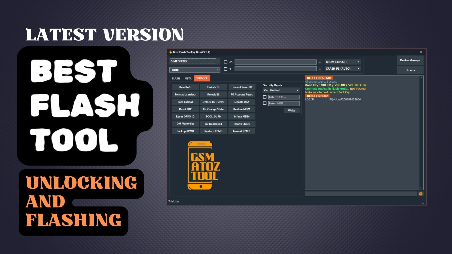 Best flash tool by boss unlocking and flashing