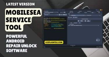 Mobilesea service tool interface showing marine service features and navigation options