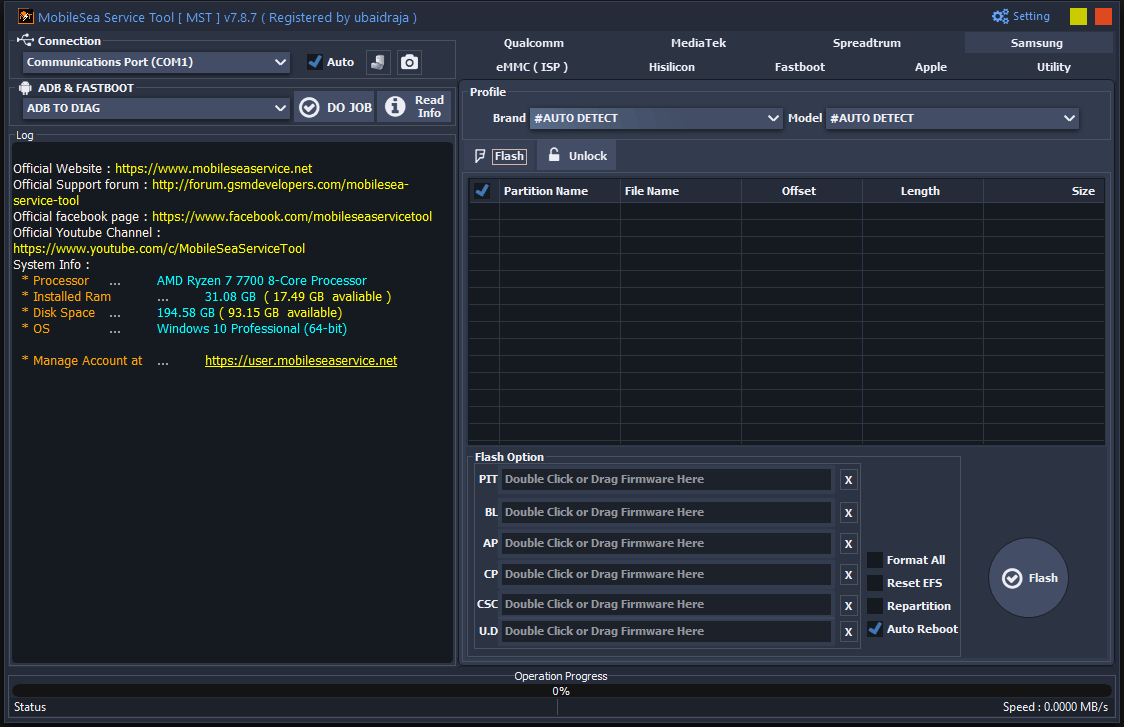 Mst download the samsung flash tab with inputs for pit bl ap cp and csc firmware files.
