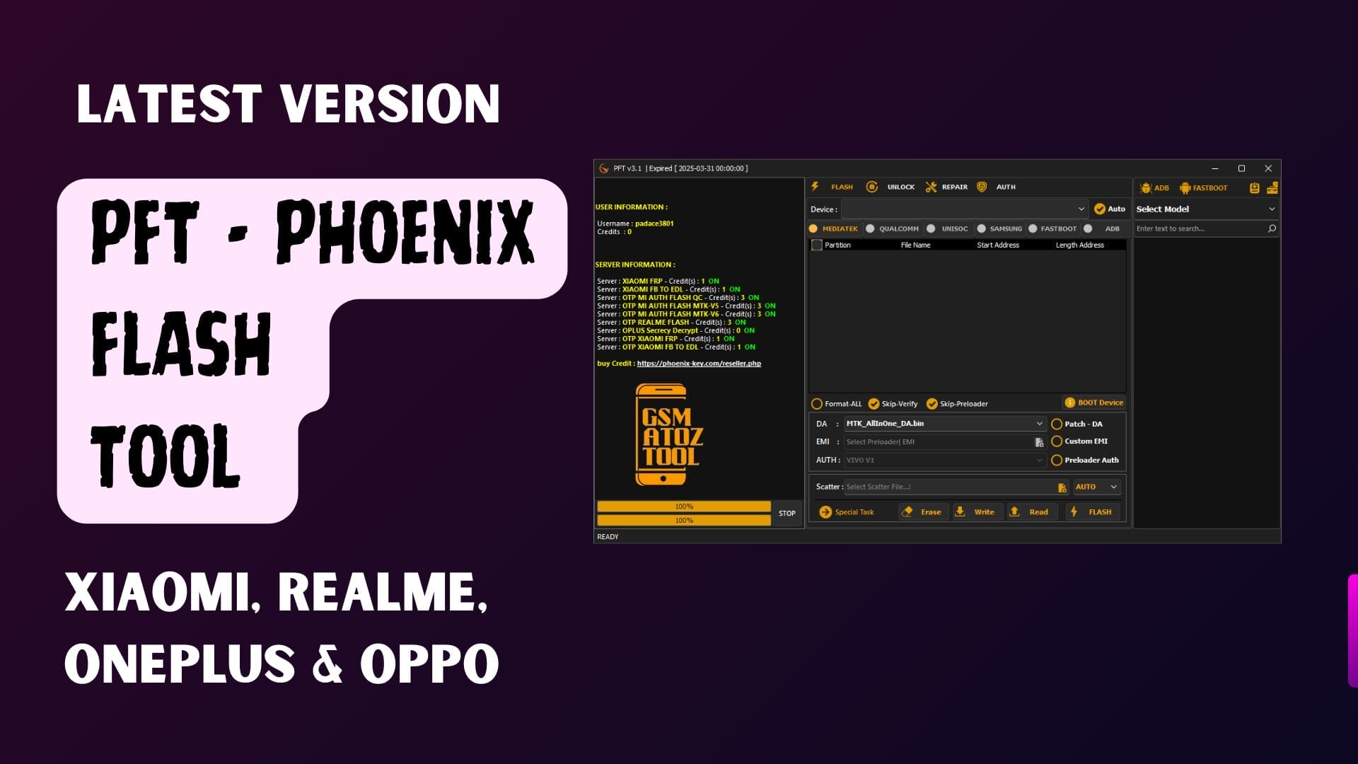 Pft - phoenix flash tool Pft - phoenix flash tool
