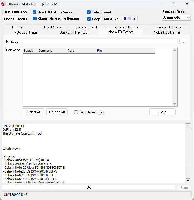 Umt qcfire tool setup v13. 0 latest version download 9 Umt qcfire tool latest version download for qualcomm device flashing