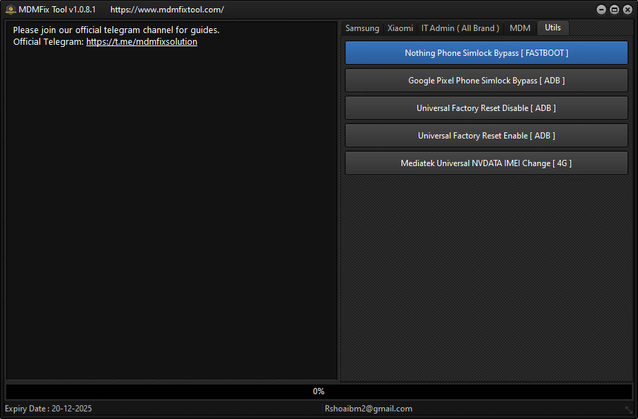 Mdm fix tool Mdm fix tool