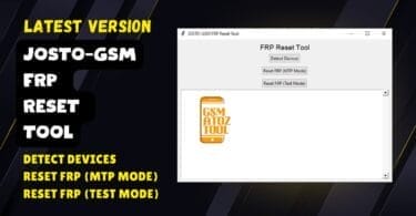 Josto-gsm frp reset tool