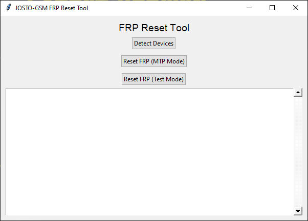 Josto-gsm frp reset tool