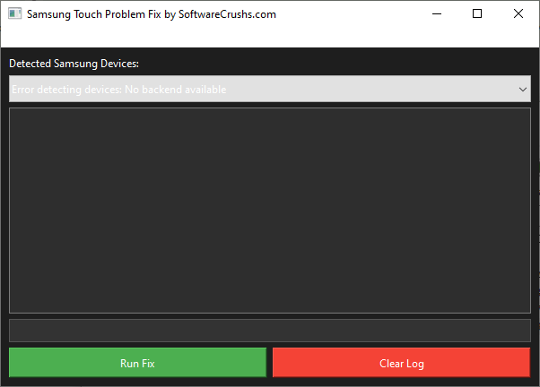 Samsung touch problem fix tool