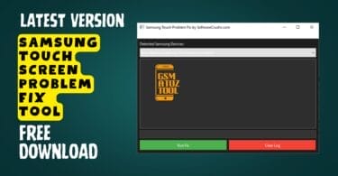 Samsung touch screen problem fix tool