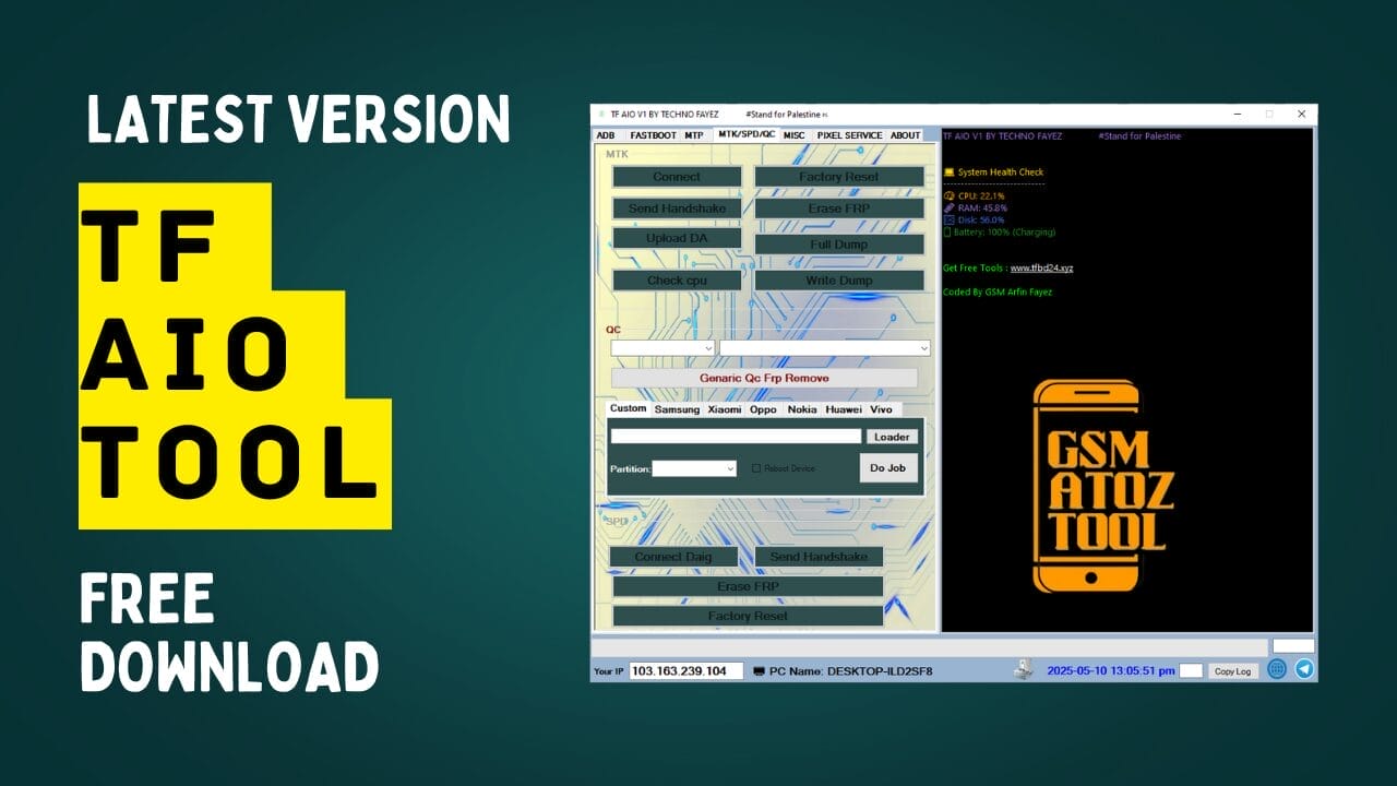 Tf aio tool v1 by techno fayez Tf aio tool v1 by techno fayez