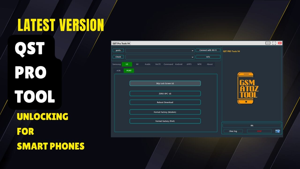 Qst pro tool v4 unlocking for smart phones