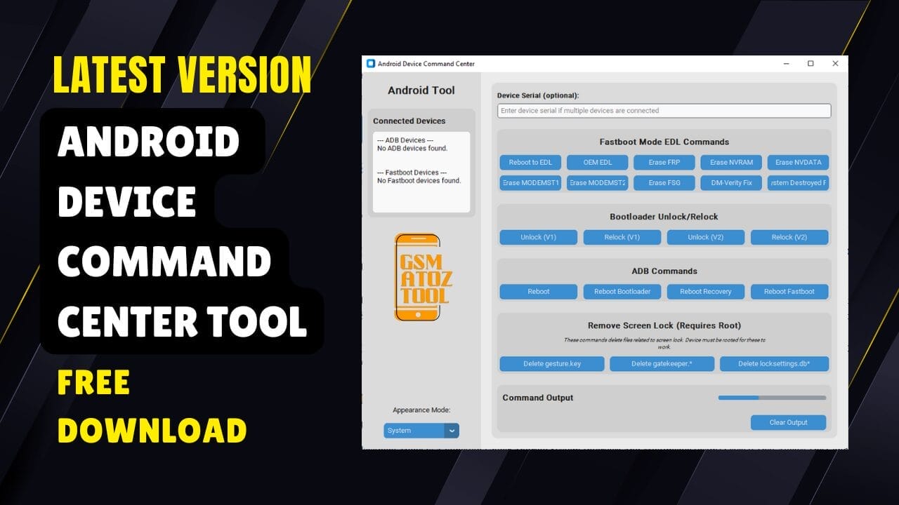 Android device command center tool Android device command center tool