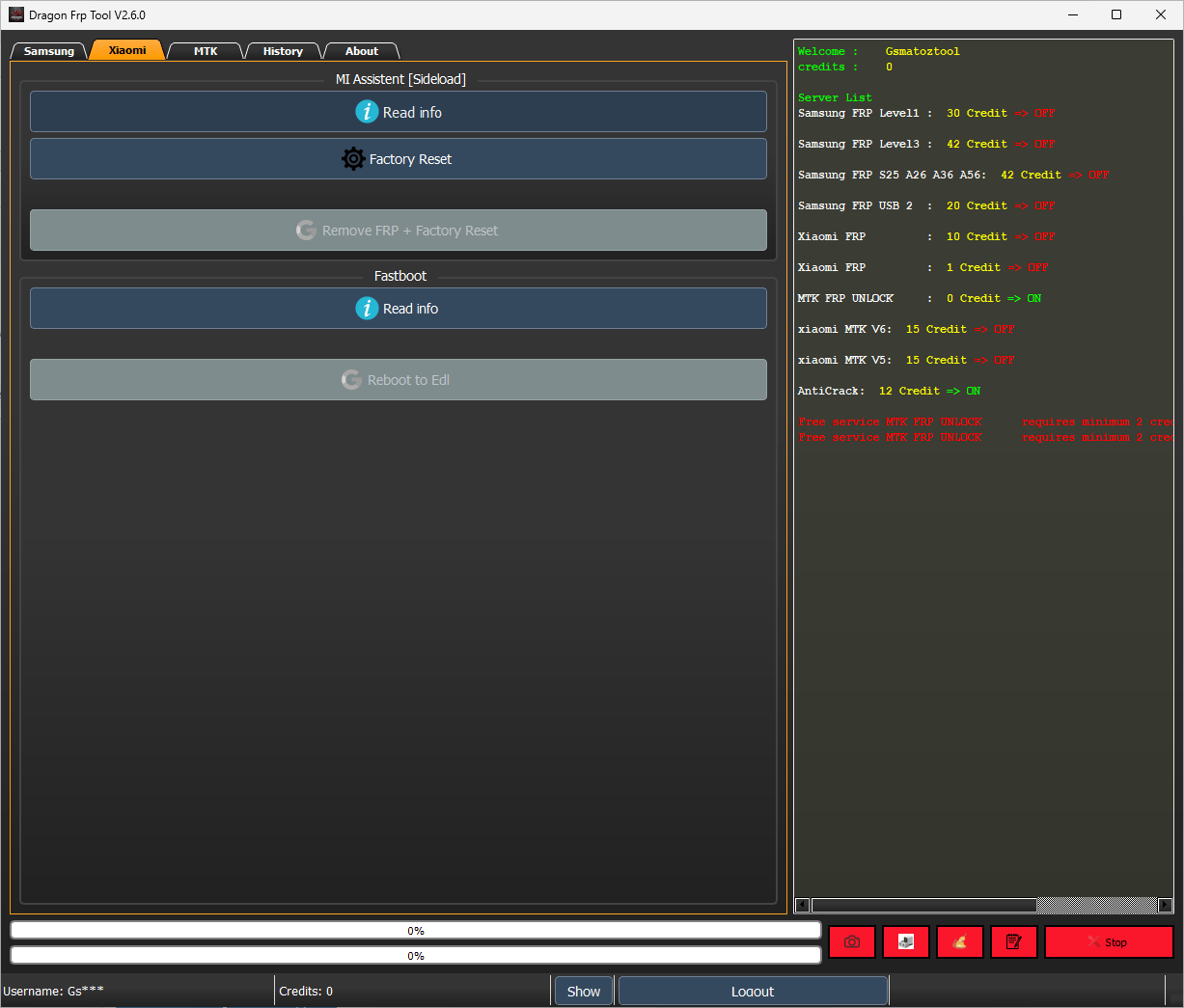 Dragon frp tool