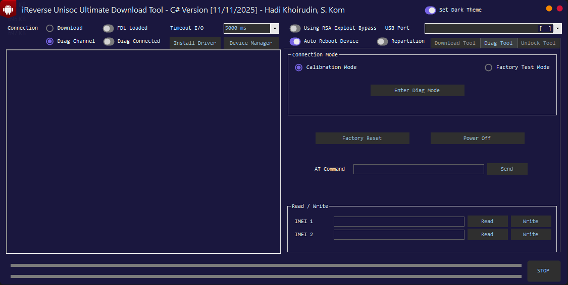 Ireverse unisoc ultimate download tool latest version free download interface