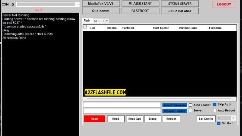 Ah xiaomi multi tool latest version free download (all-in-one solution) 6 Ah xiaomi multi tool flashing interface showing adb