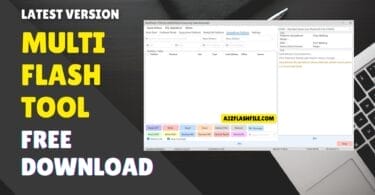 Multiflash tool latest version free download poster showing software interface.