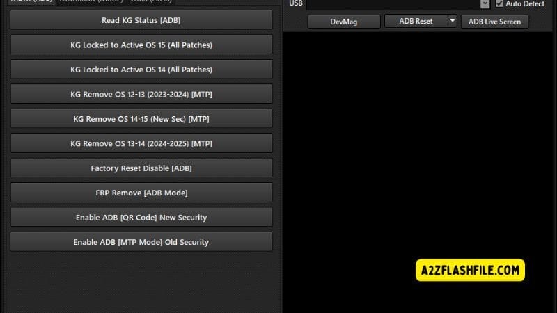 Ssm tool v1. 0. 0. 3 unlocking tool for android devics it admin mdm kg remove 2 Ssmtool samsung mdm (adb) options including kg status check kg remove frp remove enable adb and factory reset disable with com and usb auto-detect