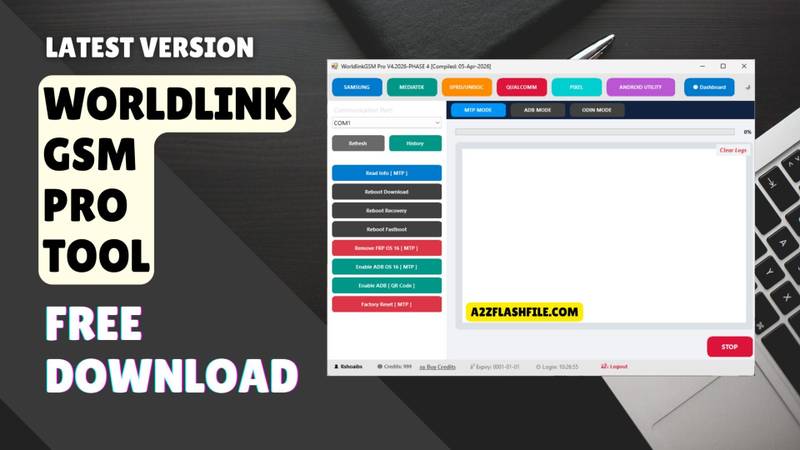 Worldlinkgsm pro tool latest version free download 1 Worldlinkgsm pro tool interface showing mobile repair unlocking and flashing options